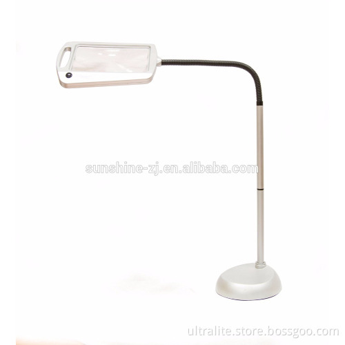 Balanced Spectrum Lighted Magnifier Floor Lamp
